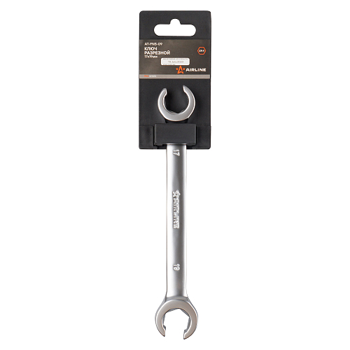 Ключ разрезной 17х19мм PRO, пласт.подвес