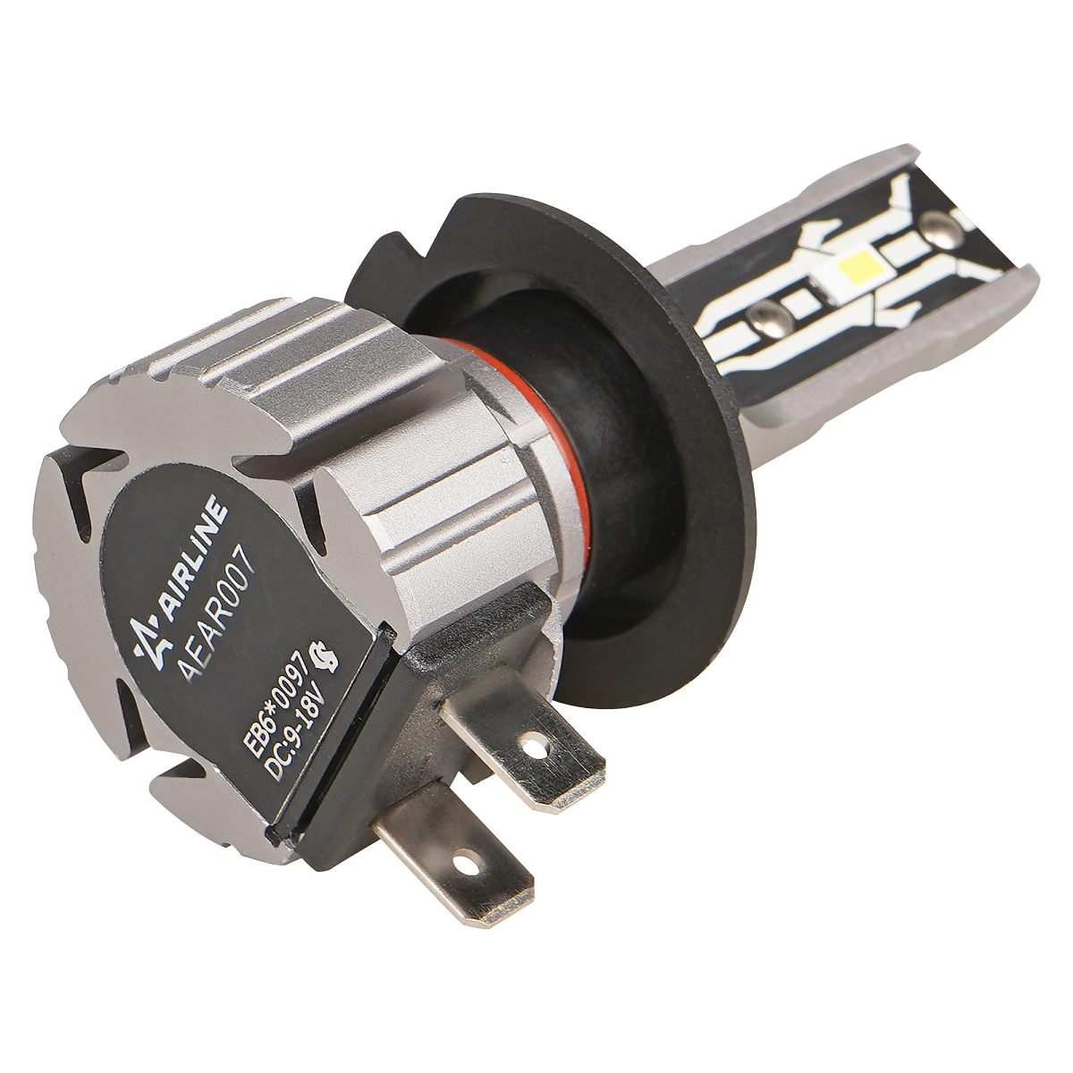 Лампа светодиодная H7 STANDARD, 17Вт, 4000Лм (2000Лм x 2), 6000К (Белый), 12В, комплект 2 шт. МП-серия