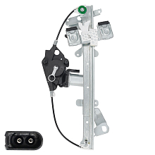 Стеклоподъёмник в сборе для а/м Ford Fiesta V (01-) электрический передний левый с мотором