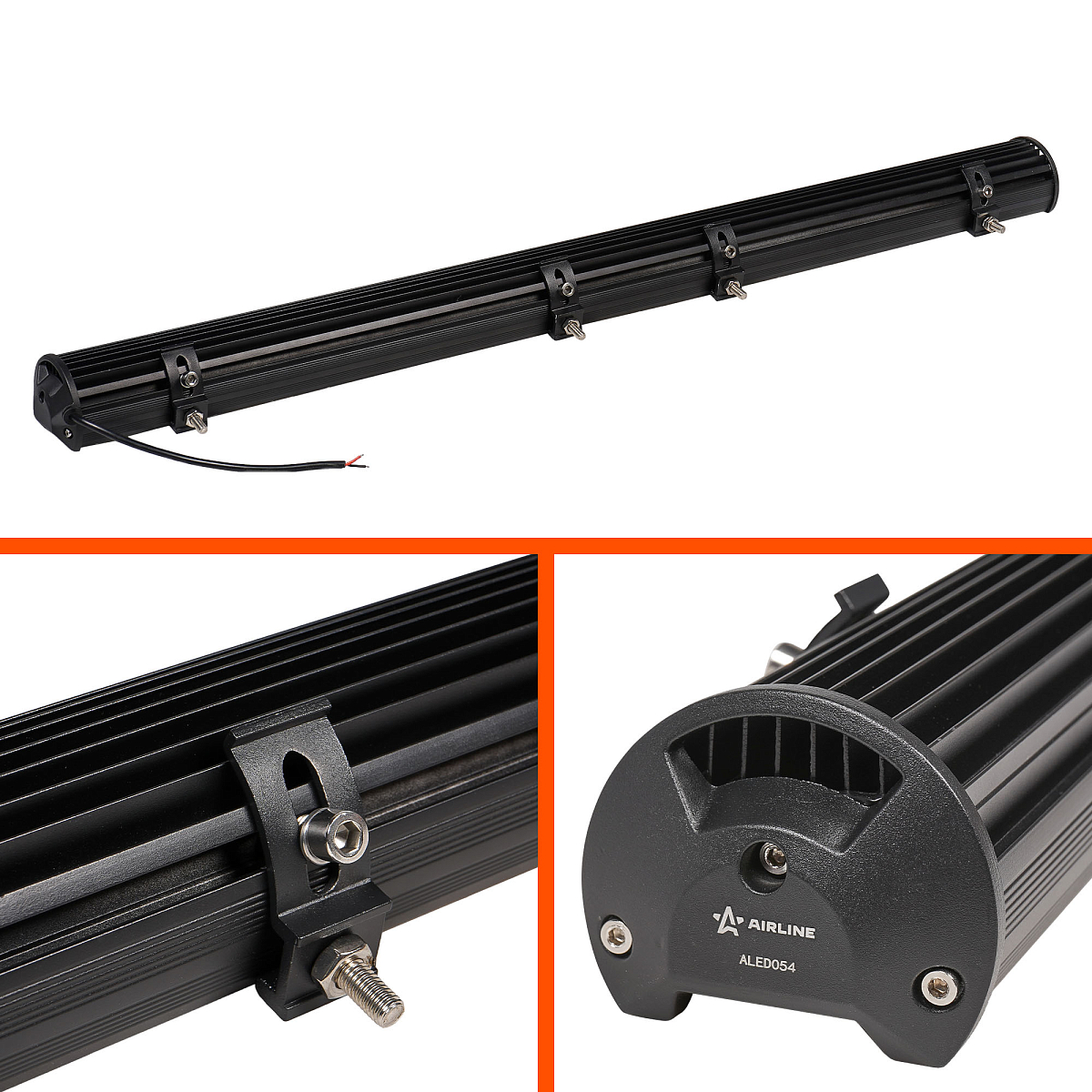 Фара (балка) светодиодная двухрядная, 84LED, комбинированный свет (дальний + ближний), 252Вт, 980х78х65мм, 12/24В