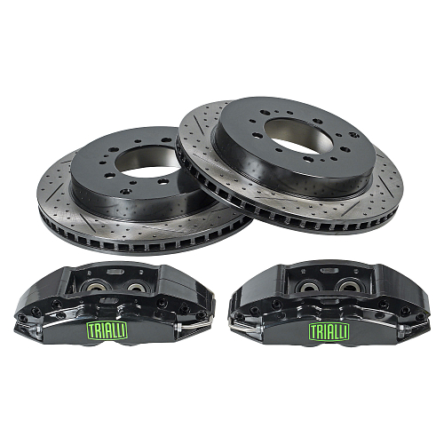 Комплект тормозов для автомобилей Toyota Land Cruiser 200 (15-) задний (R18) (суппорт+диск+колодка+шланг)