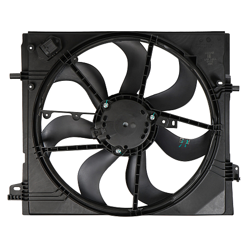 Электровентилятор охлаждения для автомобилей Nissan Qashqai (13-) (с кожухом и резистором)