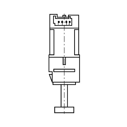 Датчик включения стоп-сигнала для автомобилей Opel Astra H (04-)/Zafira B (05-) (4PIN)