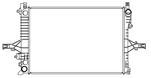 Радиатор охлаждения для автомобилей S60 (00-)/S80 (98-) MT