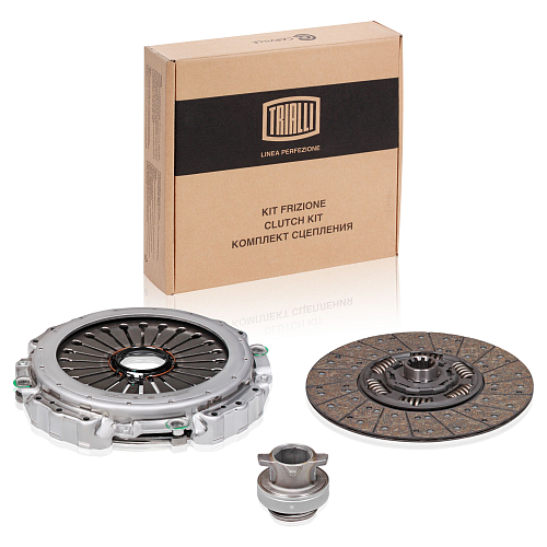 Комплект сцепления для автомобилей КамАЗ Euro-2 (дв. 740.51) (КПП 154) в сборе с муфтой