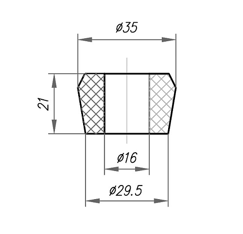 Втулки амортизатора для автомобиля ГАЗ 3110/2217/3302