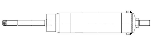 Амортизатор кабины для автомобилей Scania 4 (95-) (208/302 12x93 12x25 I/I) (газовый) (аналог SACHS 290203)