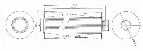 Фильтр масляный для автомобилей Mercedes Actros MP2/MP3 (03-)