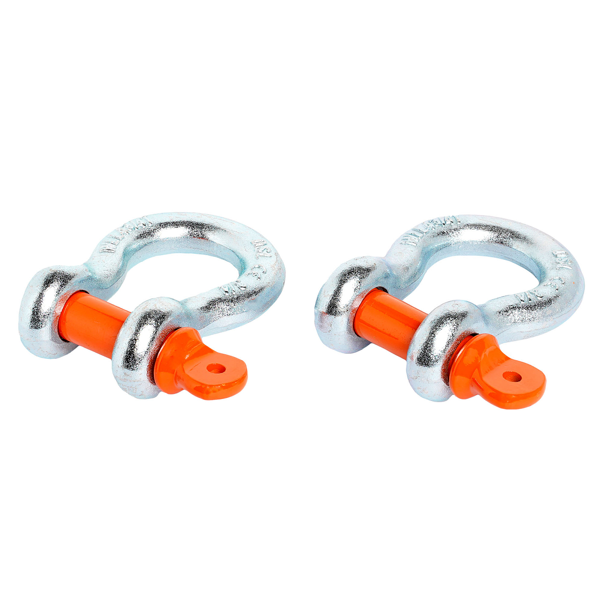 Шаклы буксировочные металлические 4,75 т / 19 т с сумкой, набор 2 шт.