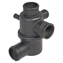 Термостат для автомобилей Лада 2123 Chevrolet Niva (02-) (с алюминиевым корпусом, обрезиненный клапан) (80°С)