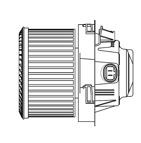 Электровентилятор отопителя для автомобилей Peugeot 207 (06-)
