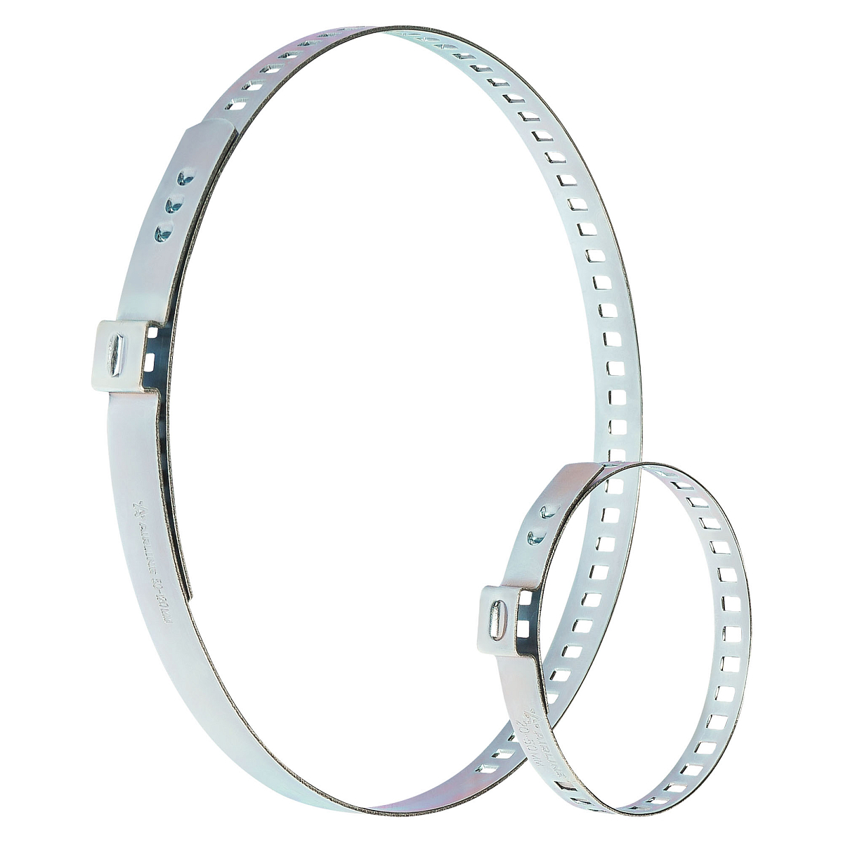 Хомуты ушковые 2 шт.(20-50/7мм, 50-120/9мм) для пыльника ШРУСа, универс., W1(оцинк.)