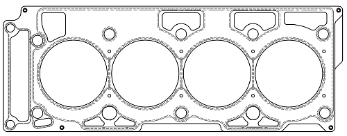 Прокладка ГБЦ для а/м Ford Focus I (98-) 1.6i (Zetec Rocam)