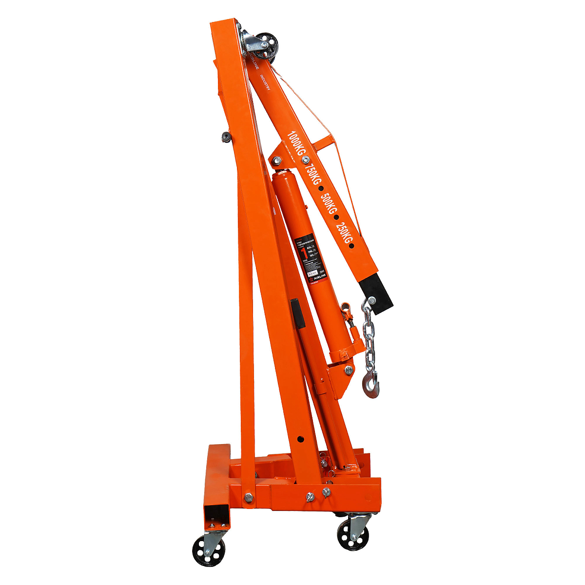 Кран гидравлический 1т, 180-2320мм, складной