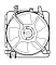 Электровентилятор охлаждения для автомобилей Chevrolet Spark M200 (05-) (с кожухом)