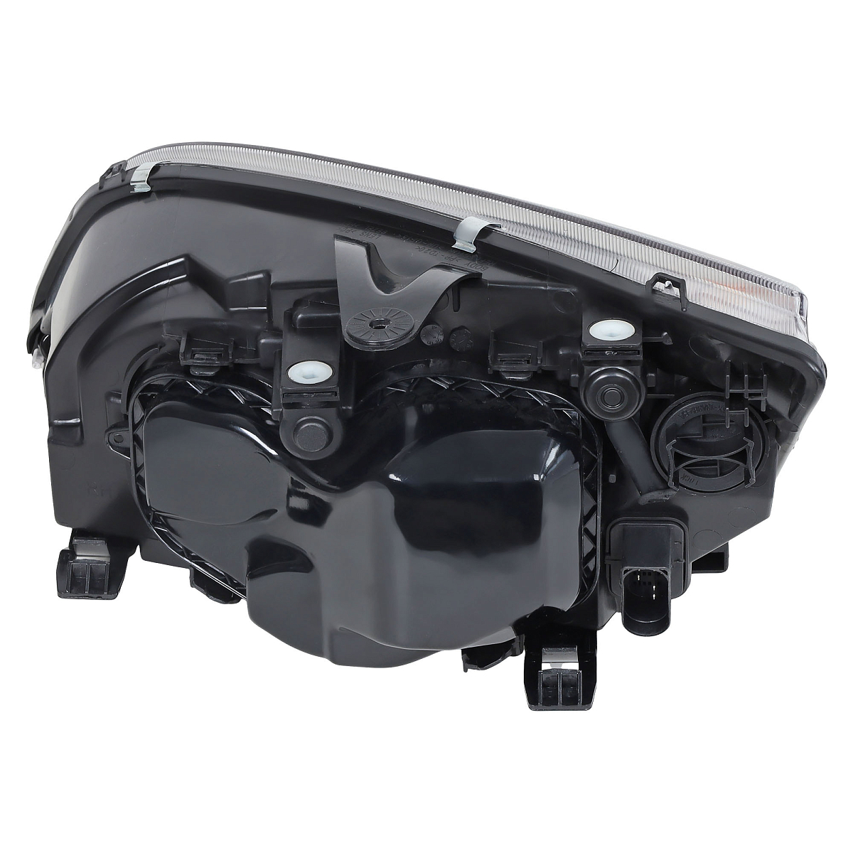 Фара для автомобилей Ford Focus II (05-) (головного света) галоген, электрический корректор, цвет рамы: черный, правая