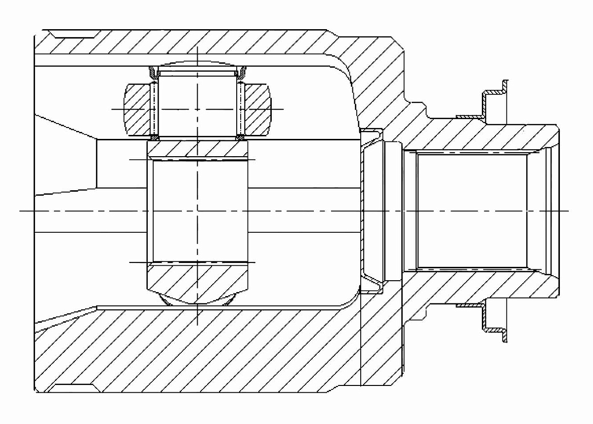 ШРУС внутренний левый для автомобилей Honda Civic (05-) 1.8i MT