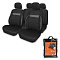 Чехлы для сидений универсальные "MONRO", 11 пред., повыш. комфорт, полиэстер, черн.