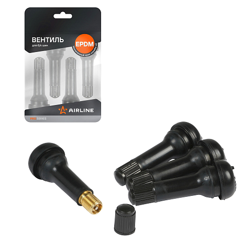Вентиль для б/к шин TR414 PRO, EPDM резина, 4 шт.