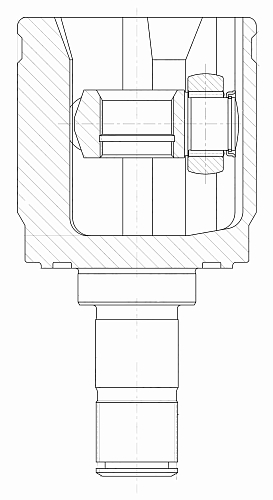 ШРУС внутренний передний левый для автомобилей Honda CR-V (12-) 2.4i AT 4WD