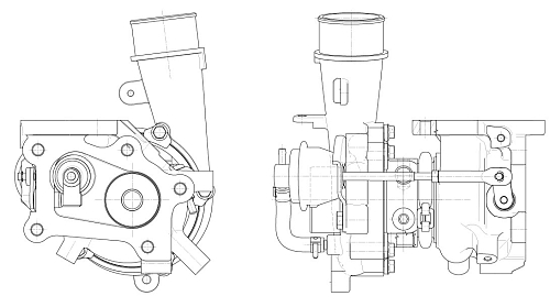 Турбокомпрессор для а/м Mazda CX-7 (07-) 2.3T