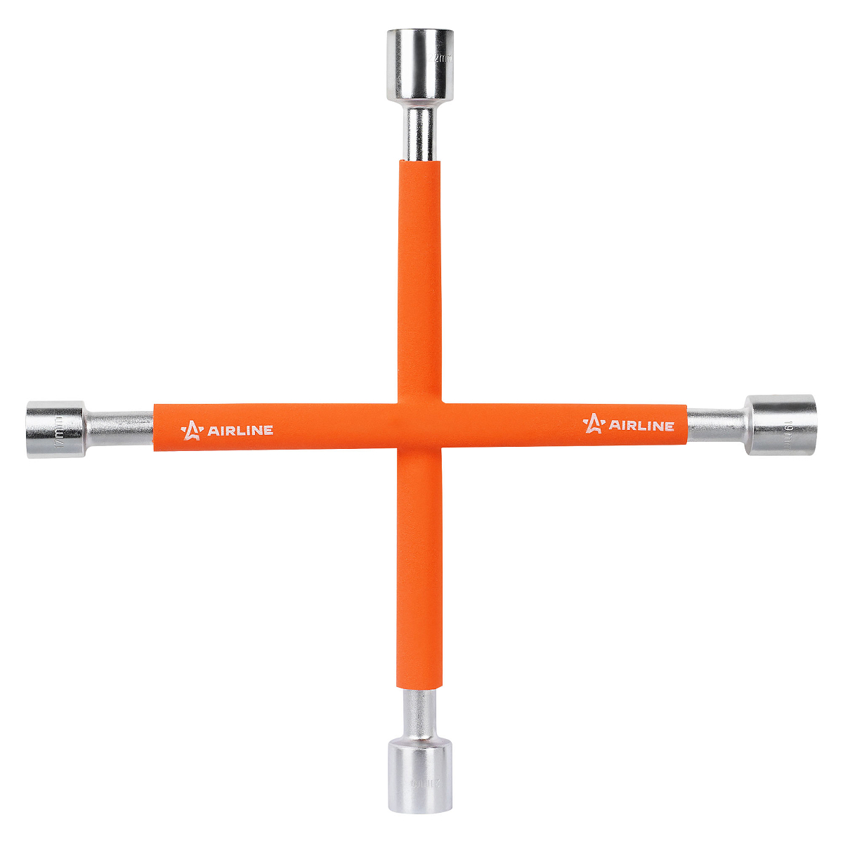 Ключ баллонный крестовой 350мм PRO с обрезиненными рукоятками (17х19х21х22)