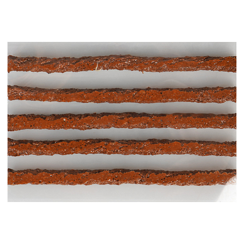 Жгуты для ремонта б/к шин, 6*100мм, 50 шт, коричневые, ПВХ подложка, в коробке