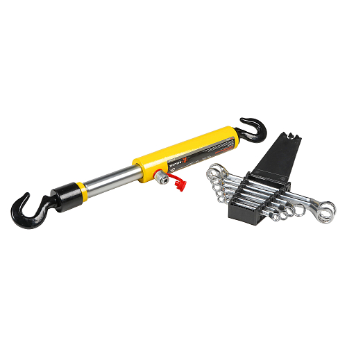 Комплект Цилиндр+Ключи накидн. цилиндр гидрав. 5т обрат. дейст. и набор ключей 6пр. МП-серия