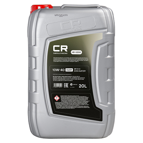 Масло моторное CARVILLE RACING HD X200 10W-40 E6/E9 20L