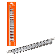 Набор головок 3/8"DR шестигранных 13пр. (6-19мм)