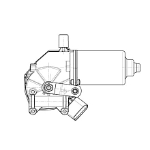 Моторедуктор стеклоочистителя для автомобилей Opel Corsa D (06-) (перед.)