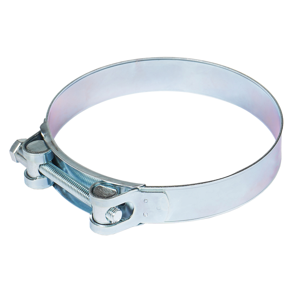 Хомут силовой 122-130/24мм, шарнирный, W1(оцинк.)