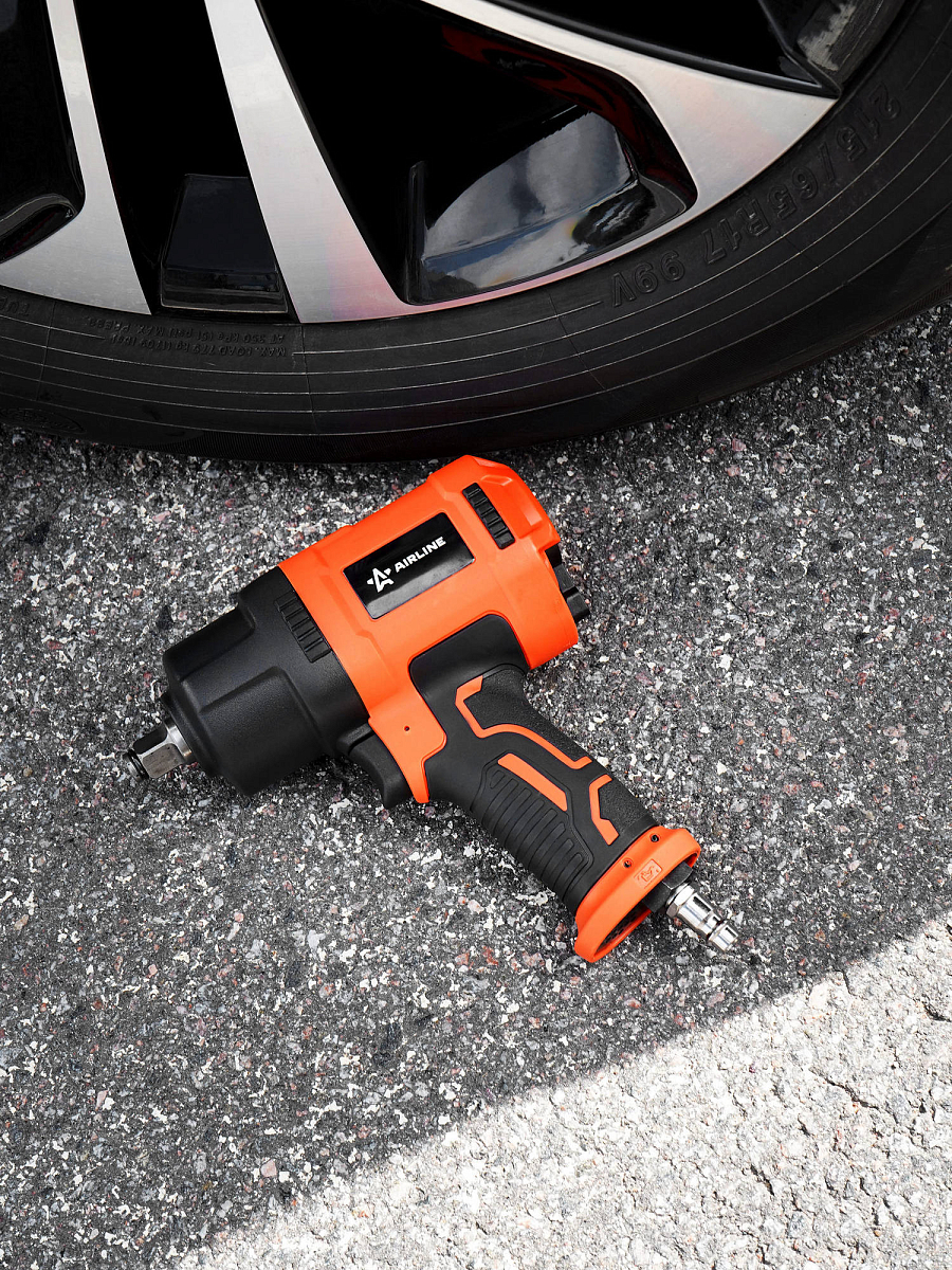 Гайковерт пневматический ударный композитный 1/2"DR 860Нм PRO МП-серия