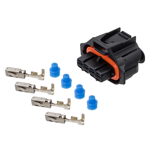 Разъём 4 pin без проводов для датчика абсолют. давления Лада, Chery, Hyundai; для ДМРВ Opel