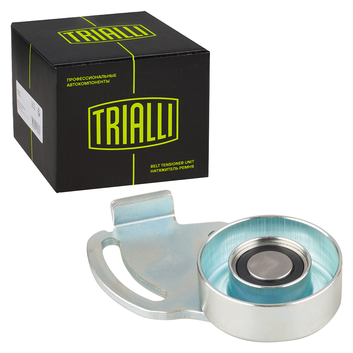 Ролик приводного ремня для автомобилей Peugeot 406 (95-) 2.0i [XU] A/C- c ГУР (натяжной) с кронштейном