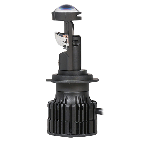 Лампа светодиодная H7 LED LENS, 50Вт, 6800Лм (3400Лм x 2), 6500К (Белый), 12/24В, комплект 2 шт.