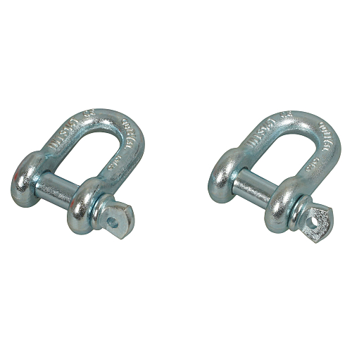 Трос буксировочный (лента) 20 т, 6 м, 2 металл. шакла