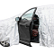 Чехол-тент на автомобиль защитный, XL(510*195*150см) молния для двери, универсал., серый