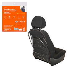 Накидка защитная на спинку переднего сиденья (56*42 см), ПВХ, прозрачная