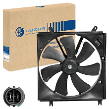 Электровентилятор охлаждения для автомобилей Chery Tiggo (T11) (05-) (с кожухом)