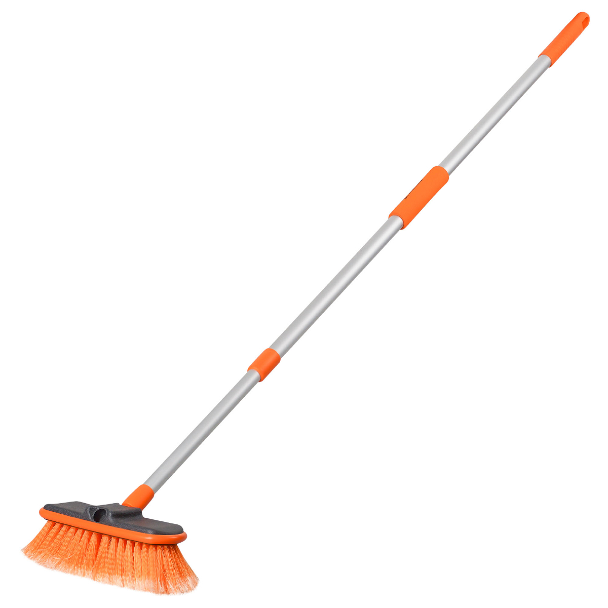 Швабра с щеткой 20см и телескопической ручкой 130-210см