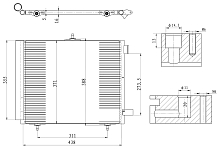 Радиатор кондиционера для автомобилей Peugeot 207 (06-)/Citroen C3 (02-)