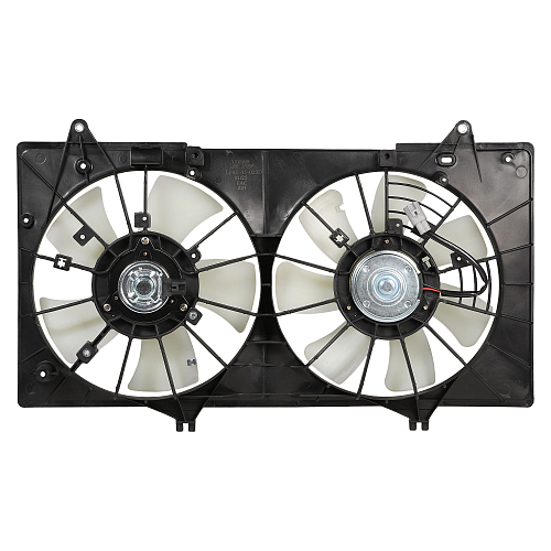 Электровентилятор охлаждения с кожухом (2 вент.) для автомобилей Mazda 6 (GH) (07-) 1.8i/2.0i