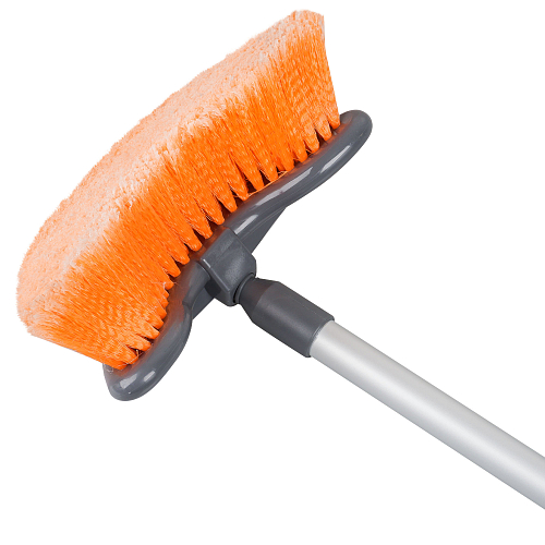 Щетка для мытья с мягкой распушенной щетиной "Волна" (110*22см)