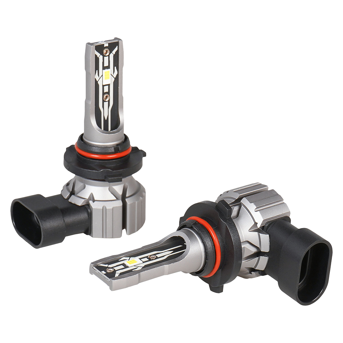 Лампа светодиодная HB3/HB4 STANDARD, 17Вт, 4000Лм (2000Лм x 2), 6000К (Белый), 12В, комплект 2 шт. МП-серия