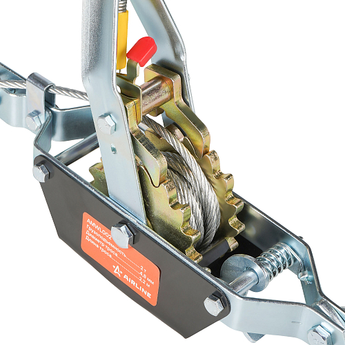 Лебедка ручная рычажная с двойным храповым механизмом 2 т, 2,2 м МП-серия