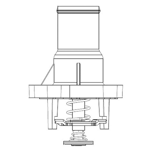 Термостат для автомобилей Opel Astra H (04-)/Corsa D (06-) 1.6T (с алюминиевым корпусом)