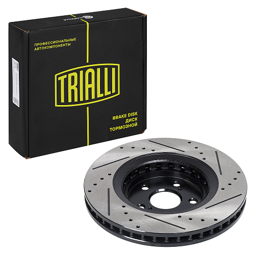 Диски тормозные для автомобилей Lexus RX (15-) передний d=328 PRO (перфорированный / слотированный / окрашенный)