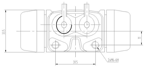 Цилиндр тормозной для автомобилей Hyundai Accent (94-) задний правый d=19мм