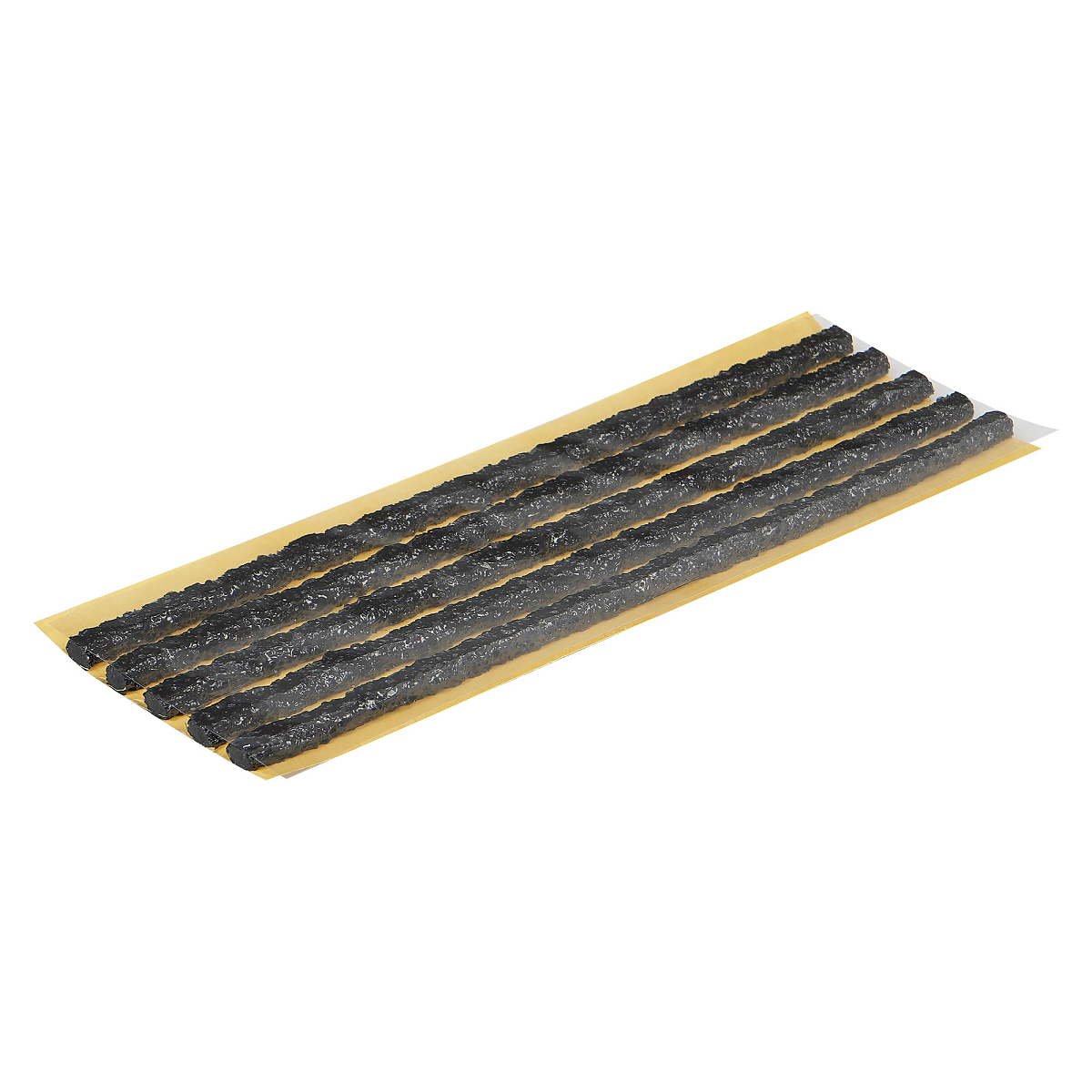 Жгуты для ремонта б/к шин, 6*200мм, 25 шт, черные, бумажн. подложка, в коробке